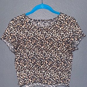 Cheetah print shirt